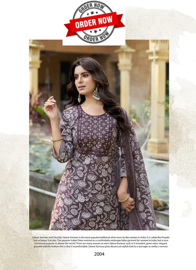 Kalki 2 By Fashion Talk Designer Cotton Kurti With Bottom Dupatta Wholesale Price In Surat
